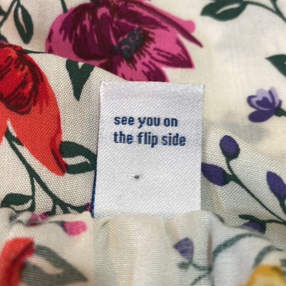 Old Navy Floral Long Sleeve Blouse - White - Picture 4 of 16